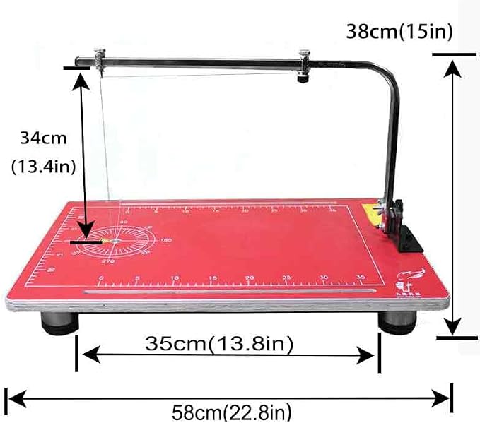 110V Hot Wire Foam Cutter with Scale, 22.8" ×15 ", 36W Professional Heat - Image 3