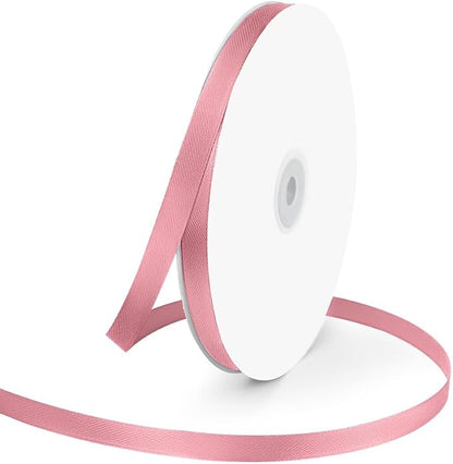 3/8" Wide x 100 Yards Single Face Polyester Satin Ribbon, Satin Ribbon by KMERLIFE
