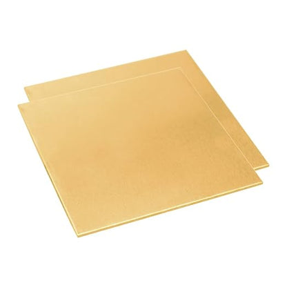 18 Gauge Brass Sheet，H62 Brass Plates Metal 0.039" Thickness x 3.9" Width x by Tynulox