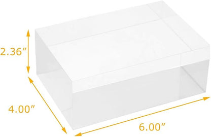Clear Solid Acrylic Block - Image 2