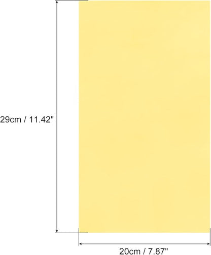 MECCANIXITY 50 Sheets Heat Reactive Foil, 20x29cm Matte Gold Foil Transfer - Image 2