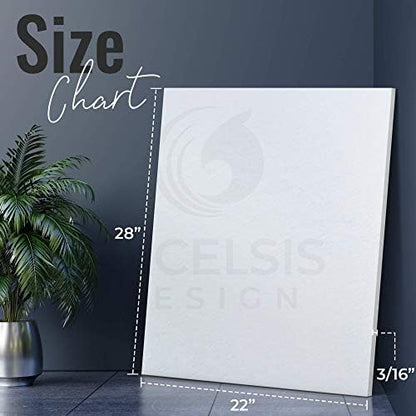 White Foam Board 22 x 28 x 3/16" Inch, 15 Pack Acid-Free Foam Core Poster Board - Image 9