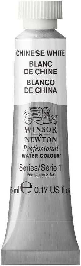 Winsor & Newton Professional Water Colour Paint, 0.17-oz Tube, Chinese White by WinsorNewton