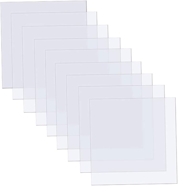 15 Pieces 4 mil Blank Stencil Sheets, 12 x 12 Inch Clear Blank Material Mylar by ArtCute