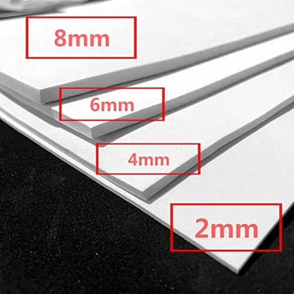 Labzhang White EVA Foam Cosplay, 1 Piece of 8mm Craft Foam, Cosplay Foam - Image 3