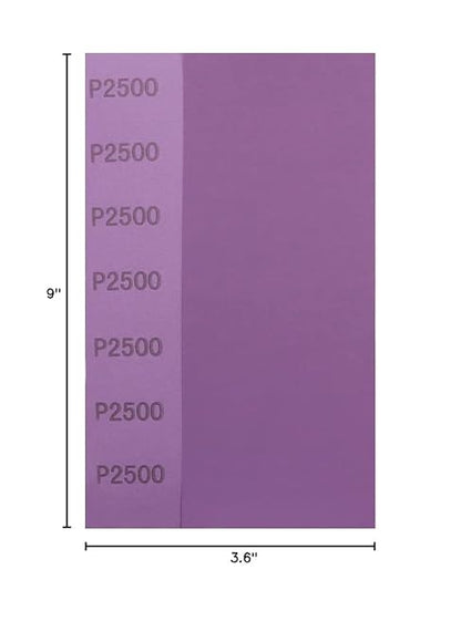 Sandpaper 2500 Grit, Wet Dry Sanding Sheets, High Performance Ceramic Abrasive - Image 10