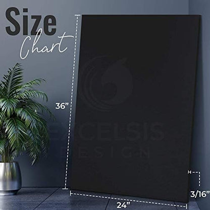 Black Foam Board 24 x 36 x 3/16" Inch, 15 Pack Acid-Free Foam Core Poster Board - Image 8