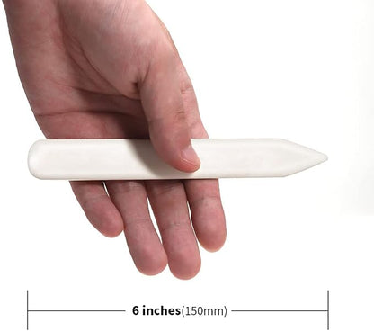 WUTA Bone Folder Genuine 2Pcs Cattle Bone Paper Creaser Scrapbooking Tool - Image 7