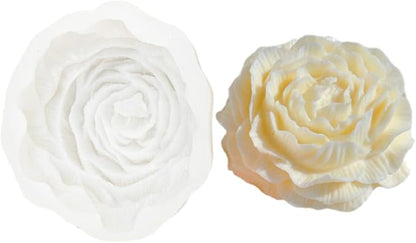 6.7 Inch Peony Silicone Mold, Large Size Flower Candle Mold, Soap Soy Wax DIY by XMOX