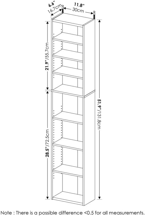 Adjustable Shelves Multimedia Storage Tower Rack - Image 3