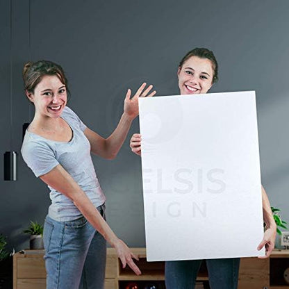 White Foam Board 16 x 20 x 3/16" Inch, 15 Pack Acid-Free Foam Core Poster Board - Image 2