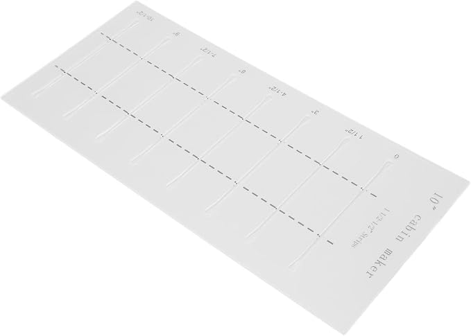 Fydun 10 Inch Log Cabin Quilting Rulers, Acrylic Quilters Edges Maker Template by Fydun