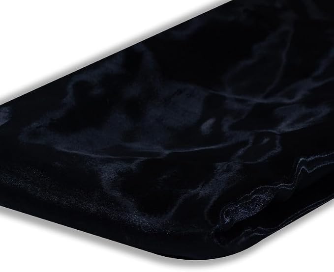 Fynite Black Organza Fabric by The Yard | 20 Yard Long | 44" Wide | Bridal Soft - Image 3
