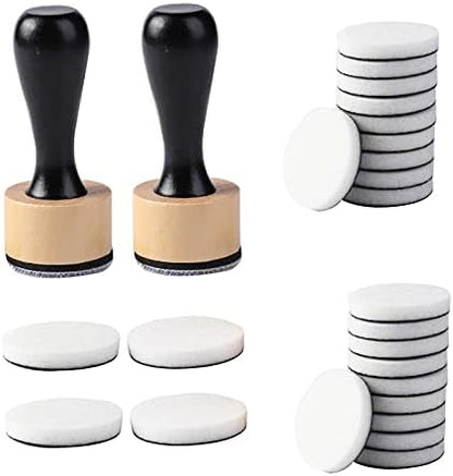 Ink Paints Mixing Blending Tool Mini Round Foam Refills, by CYFUNDESIGN