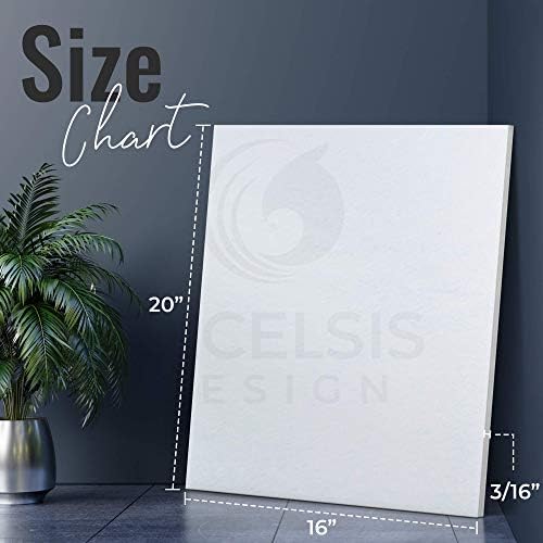 White Foam Board 16 x 20 x 3/16" Inch, 15 Pack Acid-Free Foam Core Poster Board - Image 3