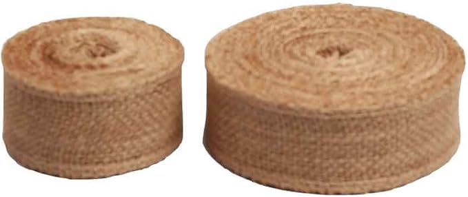 AAYU 3-Pack Burlap Ribbon 90' in Total | 1 1/2" x 10 Yards | Natural Jute | - Image 3
