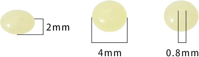 Natural Lemon Jade Disk Stone Beads 4x2mm 160pcs Rondelle Loose Semi Gemstone - Image 5