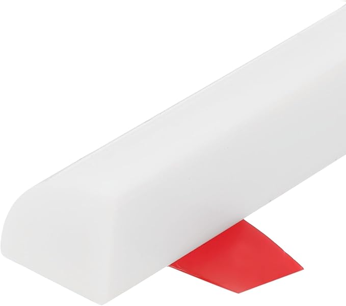 uxcell 197 Inch Flexible Quarter Round Molding Silicone Peel and Stick Trim by uxcell