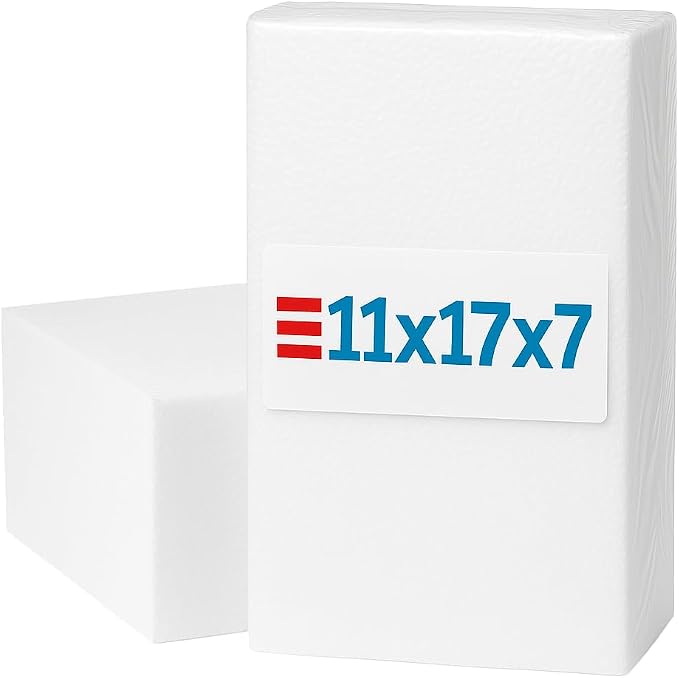 Silverlake 11x17x7 Craft Foam for Styrofoam Block Projects by SilverlakeCraftFoam