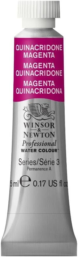 Winsor & Newton Professional Water Colour Paint, 0.17-oz Tube, Quinacridone by WinsorNewton