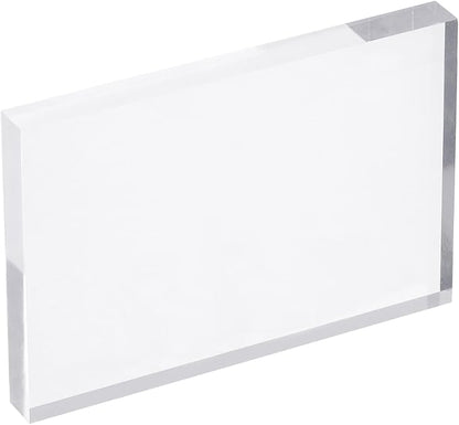 PATIKIL Acrylic Stamp Block, 1 Pack Clear Stamping Block by PATIKIL