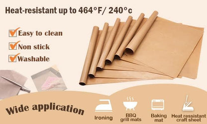 6pcs 16" x 20" PTFE Coated Sheet, Fiberglass Fabric, 5 Mil Heat Press Cover - Image 6