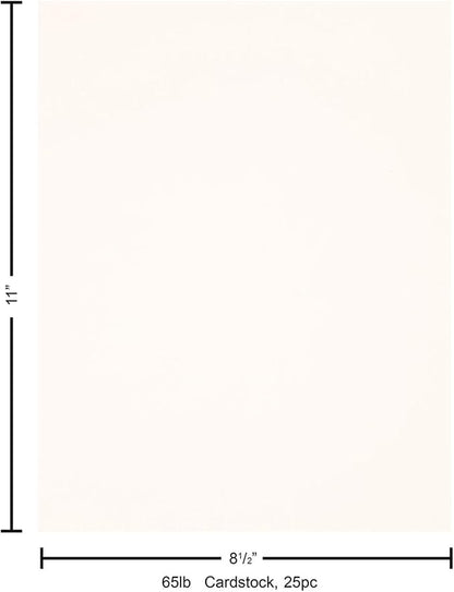PA Paper Accents Stash Builder Textured Cardstock 8.5" x 11" Snow White - Image 7