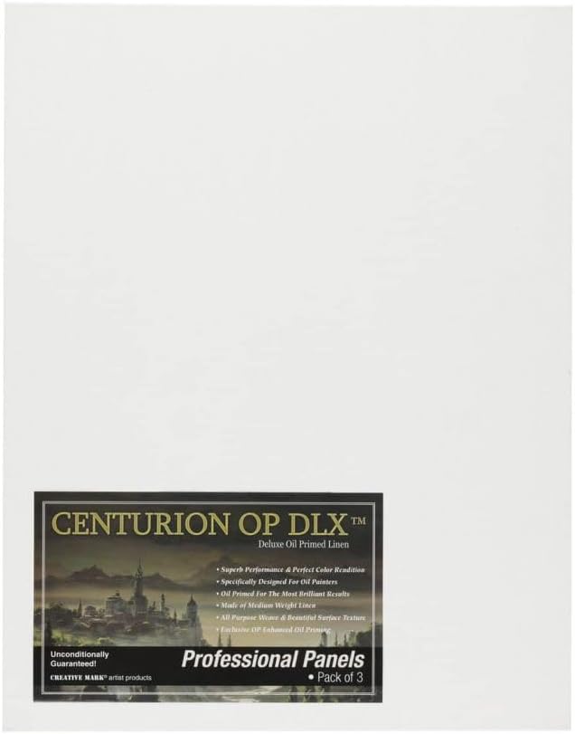 Centurion Deluxe Professional Oil Primed Linen Canvas Panels by Centurion