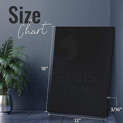 Black Foam Board 12 x 18 x 3/16" Inch, 15 Pack Acid-Free Foam Core Poster Board - Image 8