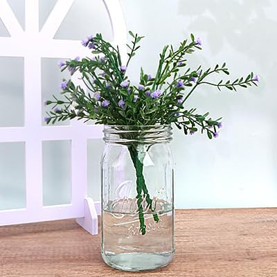 QAPPDA Wide Mouth Mason Jars 32 oz 12 Pack, Large Glass Jars Canning Jar - Image 6
