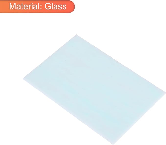 MECCANIXITY 2 Pcs Stained Glass Sheet Mosaic Tile 7.9 Inch x 5.9 Inch Light - Image 3