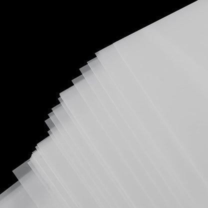 HOIGON 50 PCS 7.4 Mil Mylar Stencil Sheets, 12 x 12 Inch Blank Clear Stencil - Image 3