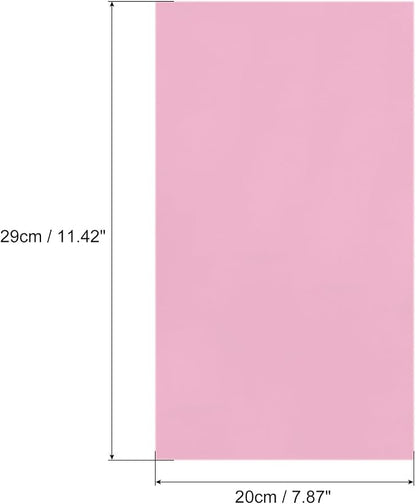 MECCANIXITY 50 Sheets Pink Heat Reactive Foil, 20x29cm Toner Reactive Foil - Image 2