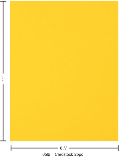 Accent Design Paper Accents Stash Builder Cardstock 8.5" x 11" Daffodil - Image 6