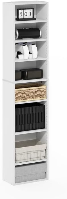 Adjustable Shelves Multimedia Storage Tower Rack - Image 5