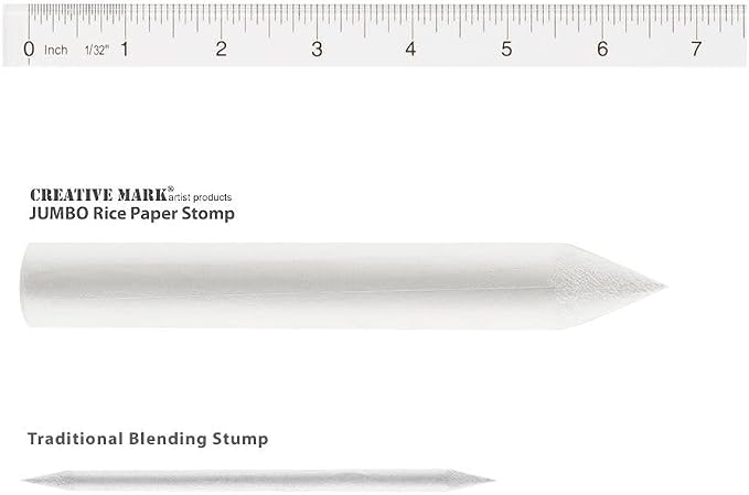 Creative Mark Art Set: Charcoal Pencils Solid Double-Ended Blending Stumps - Image 3