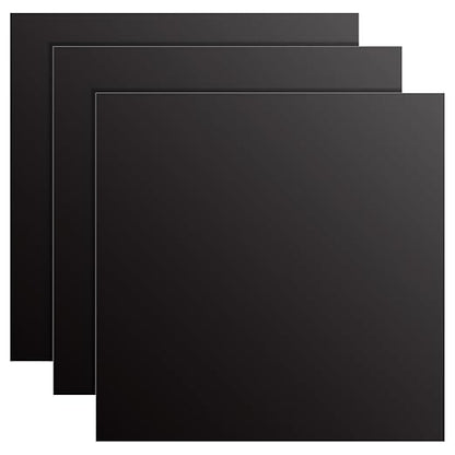 3 Pack 5052 Aluminum Sheet Metal 12 x 12 x 1/16 Inch, 1.5 MM Thin Anodized by LDHHYH