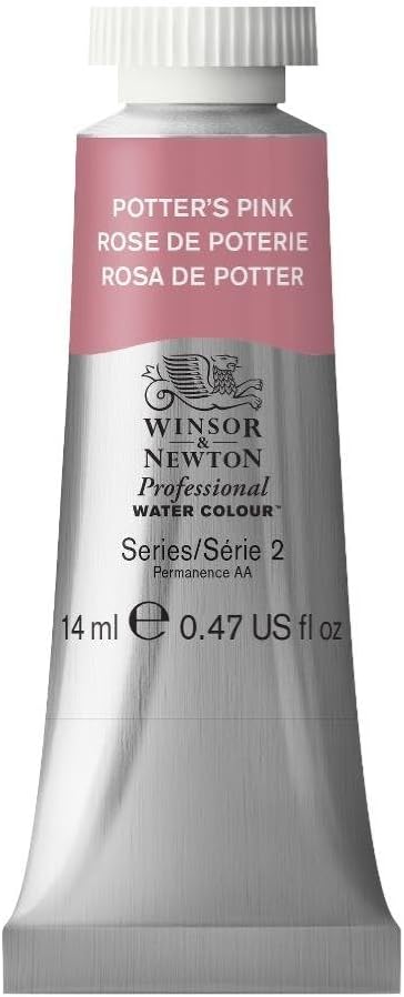 Winsor & Newton Professional Water Colour Paint, 0.47-oz Tube, Potters Pink by WinsorNewton