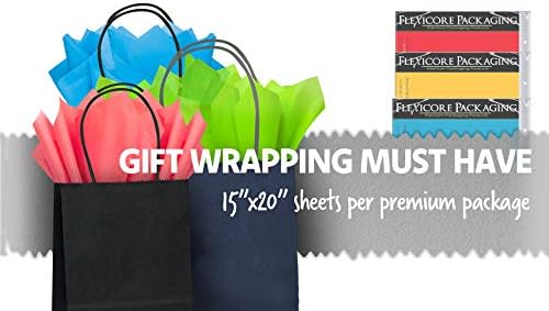 Flexicore Packaging Gray Pin Stripe Print Gift Wrap Tissue Paper Size: 15 Inch - Image 8
