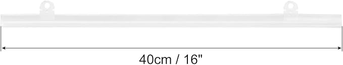 MECCANIXITY PVC Poster Hanger Rail Poster Strip Bar 40cm/16inch Clear - Image 2