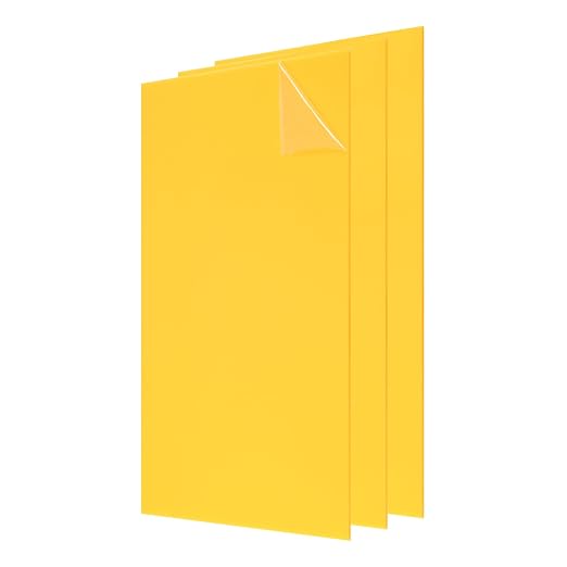 uxcell 3Pcs Acrylic Sheets 12x8 Inch Acrylic Panel 1/8 Inch-3mm Plastic Board by uxcell