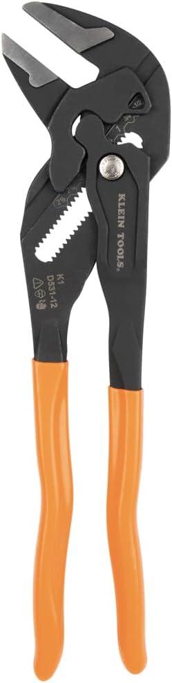 Klein Tools D53112 Compact Plier Wrench, High Leverage Multi-Use Adjustable by KleinTools