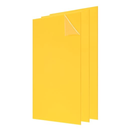 uxcell 3Pcs Acrylic Sheets 12x6 Inch Acrylic Panel 1/8 Inch-3mm Plastic Board by uxcell