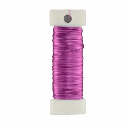 HAHIYO 26Gauge Pink Metal Floral Wire by HAHIYO