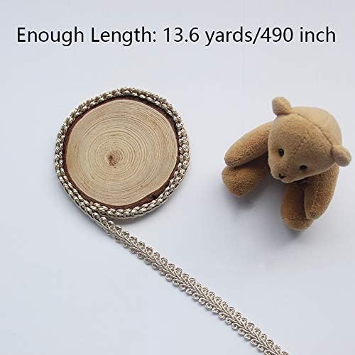 BEL AVENIR Braid Trim 1/2 inch 13.6 Yards French Gimp Basic Sewing Polyester - Image 3