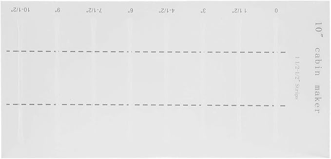 Fydun 10 Inch Log Cabin Quilting Rulers, Acrylic Quilters Edges Maker Template - Image 8