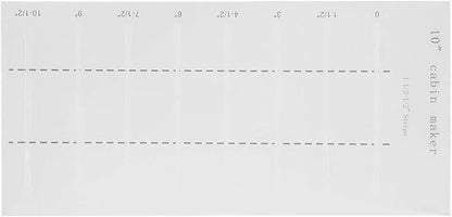 Fydun 10 Inch Log Cabin Quilting Rulers, Acrylic Quilters Edges Maker Template - Image 8