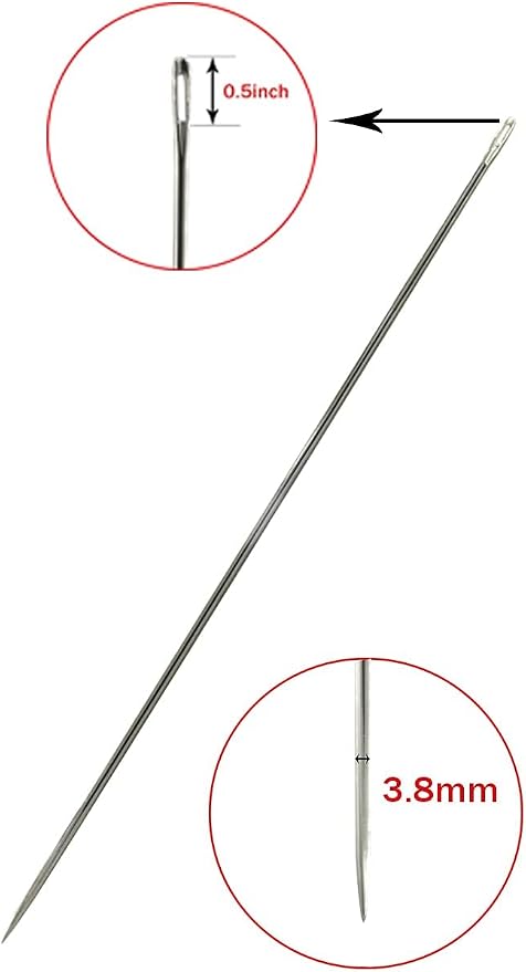 Marcobrothers 10" Professional Upholstery Large Eye Long Needle Easy to Thread - Image 7