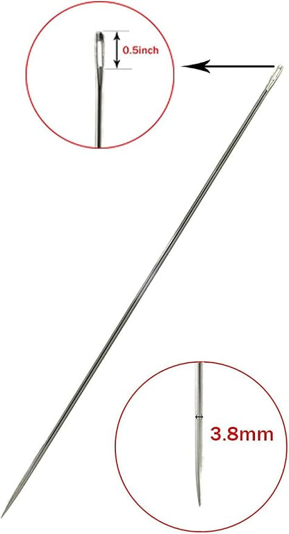 Marcobrothers 10" Professional Upholstery Large Eye Long Needle Easy to Thread - Image 7