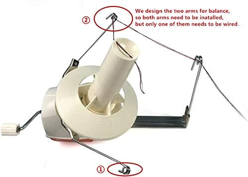 Yarn Ball Winder 18oz Large Swift Yarn Fiber Wool String Ball Winder, Tabletop - Image 2